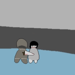 iron knight hits lily with sword